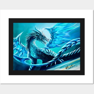 Ice Dragon Posters and Art